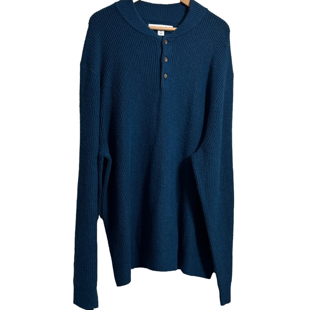 Amazon Essentials Men's Teal Crewneck Sweater